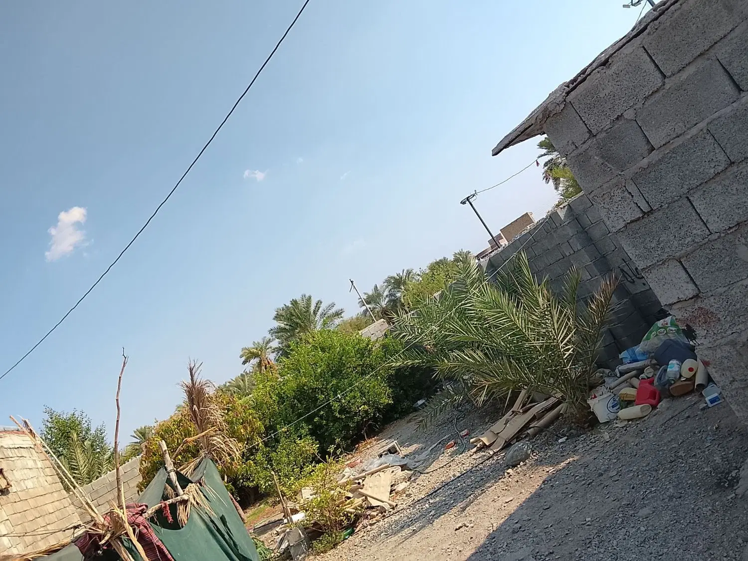 خانه بدون شناژ نخلستان