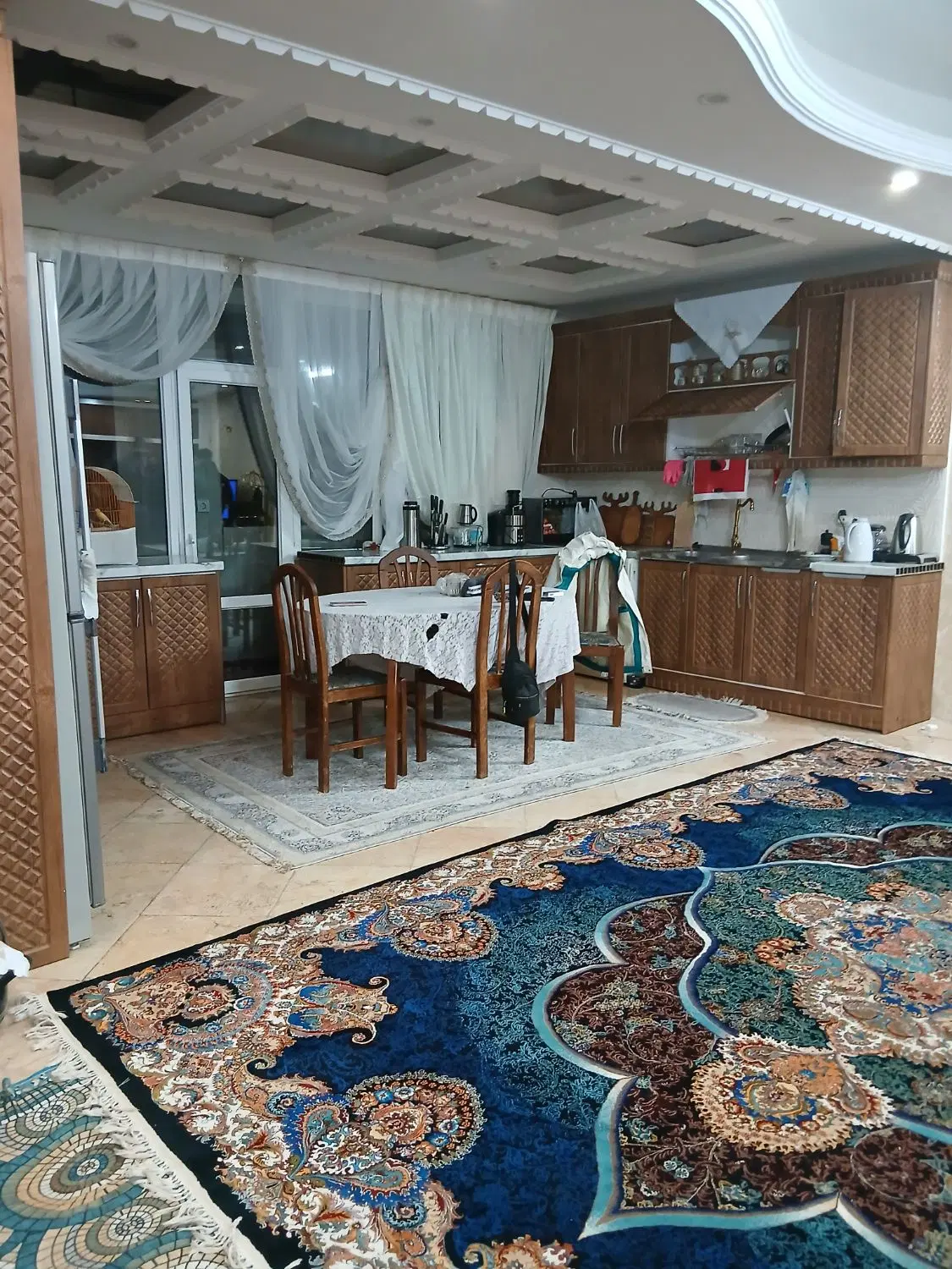120   متر  دو خوابه دو بالکن پارکینگ