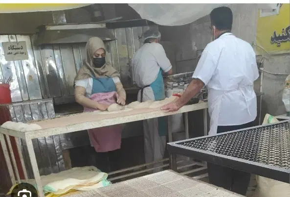 مغازه نانوایی بربری دولتی سهمیه 150 کیسه
