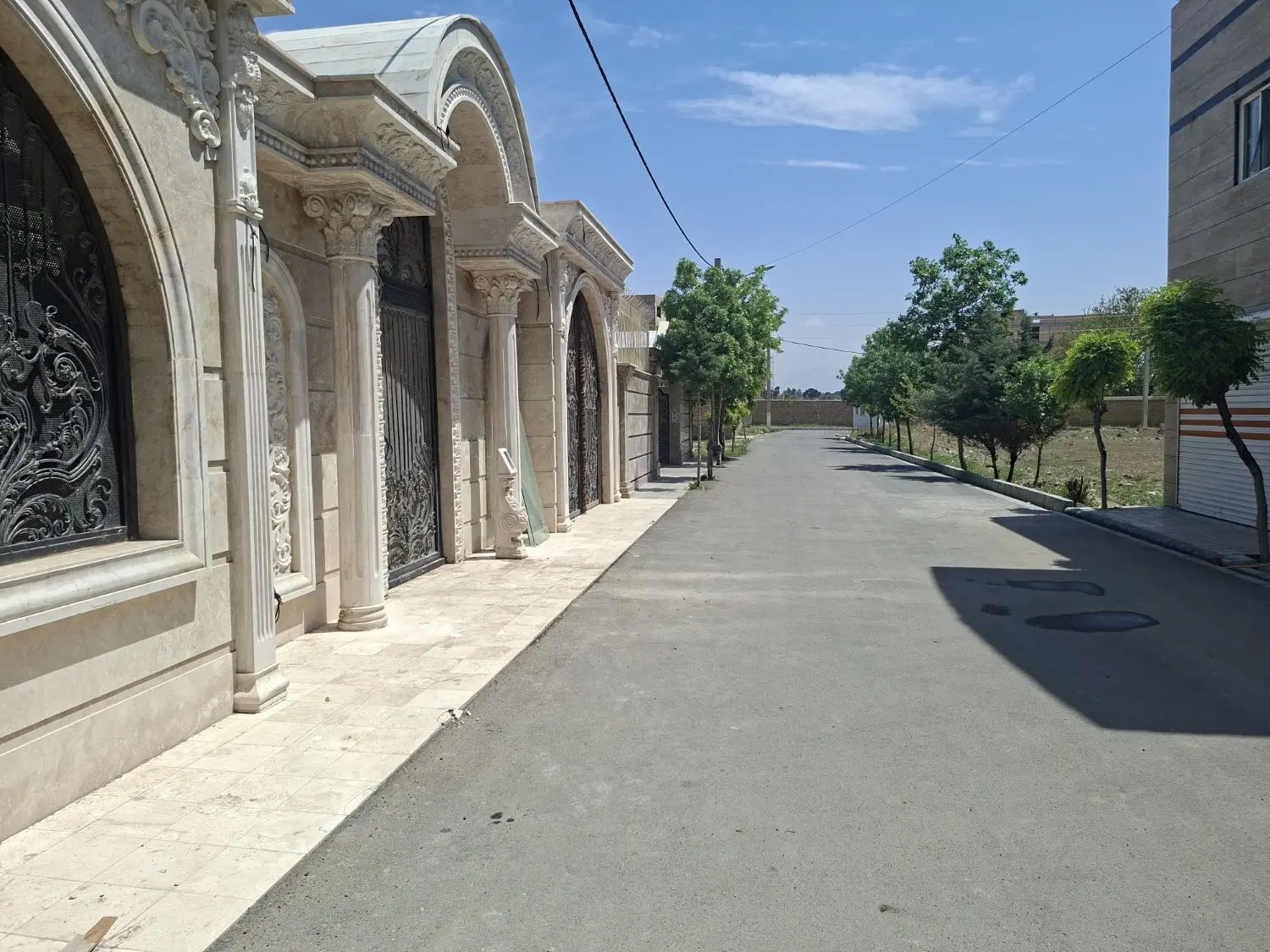 زمین مسکونی ۶۷۲ متر سندار رضوانیه خیابان ثمره