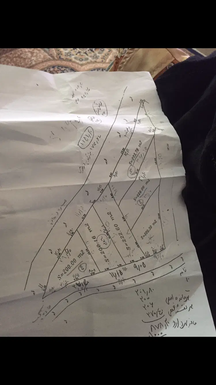 زمین داخل بافت سندتک برگ روستای کچب