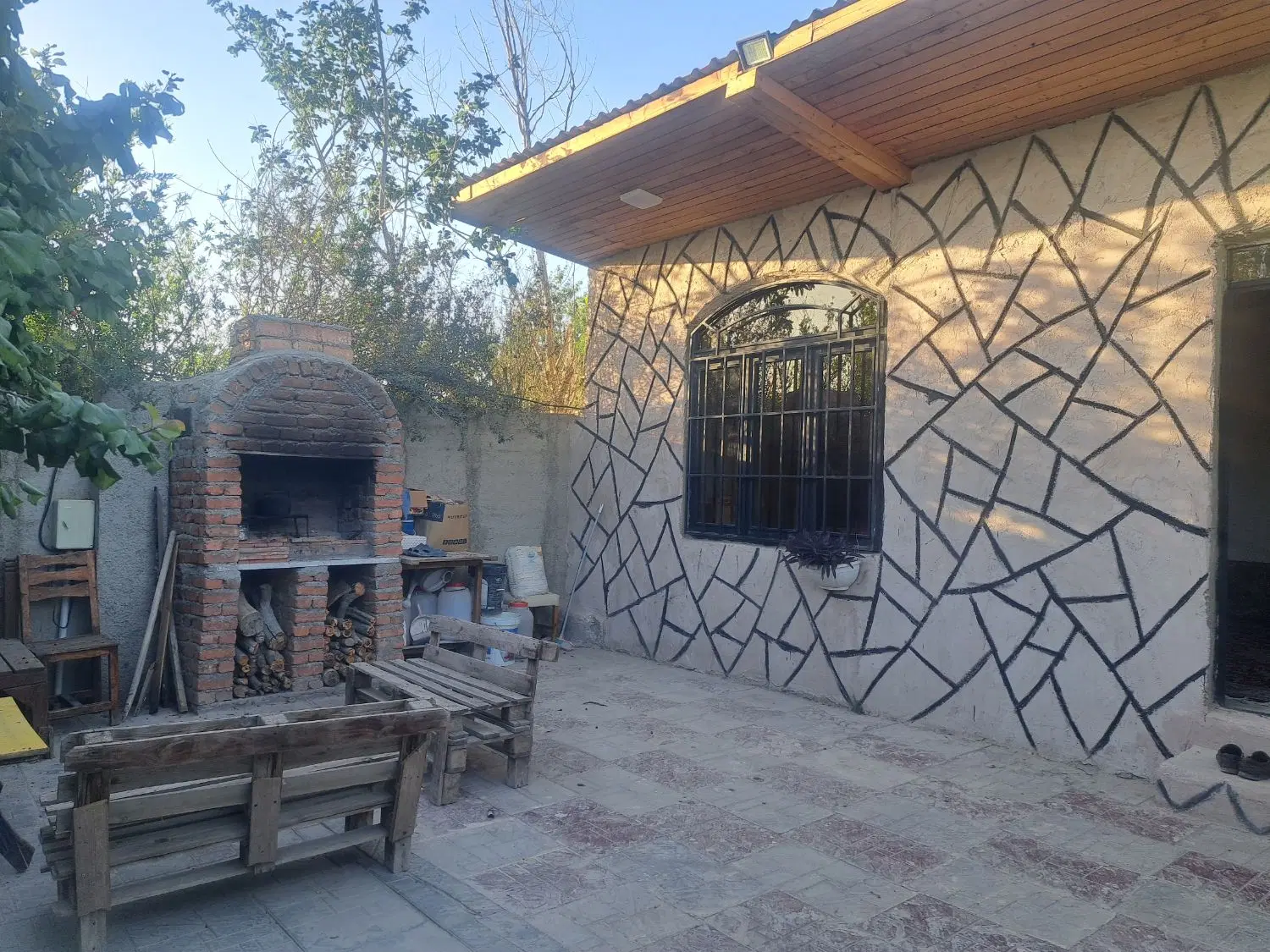 باغچه چهاردیواری روستای کاشانک