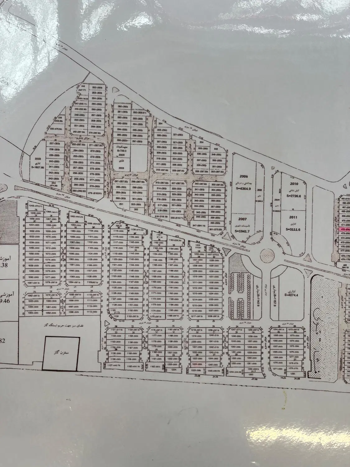 زمین جیلارنو 260 متری
