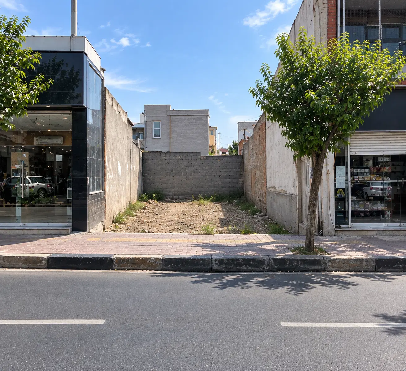 زمین تجاری اماده به ساخت