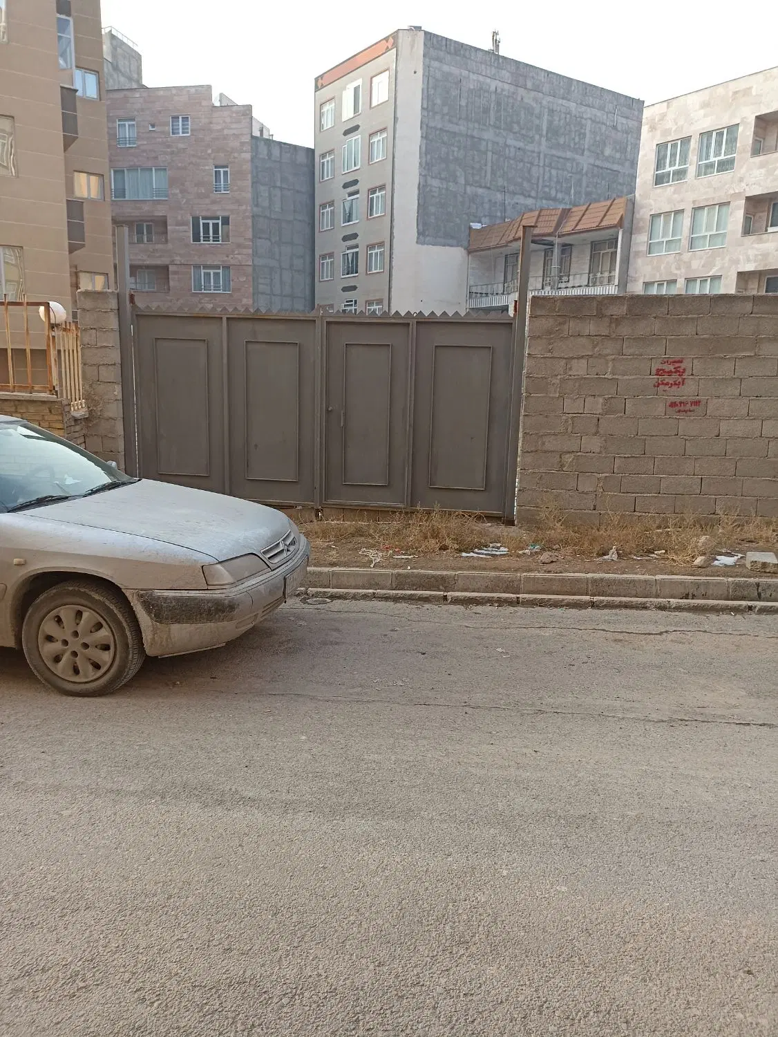 فروش یا معاوضه زمین مسکونی با پیلوت دو طبقه