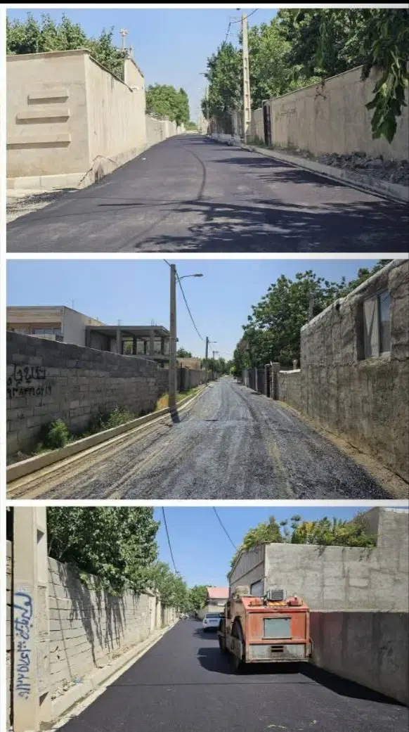 زمین چهار دیواری داخل بافت
