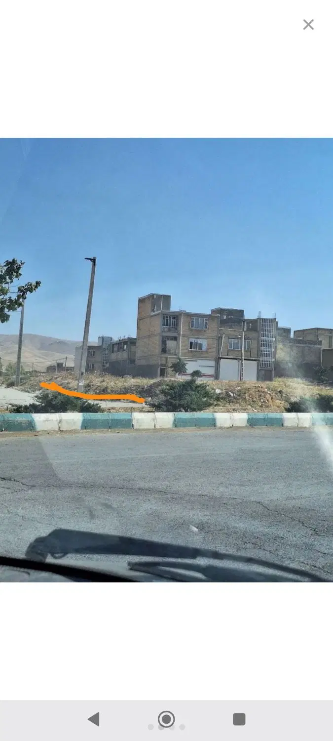 زمین با کاربری تجاری شهرک بسیج دوبر خیابان 45متری