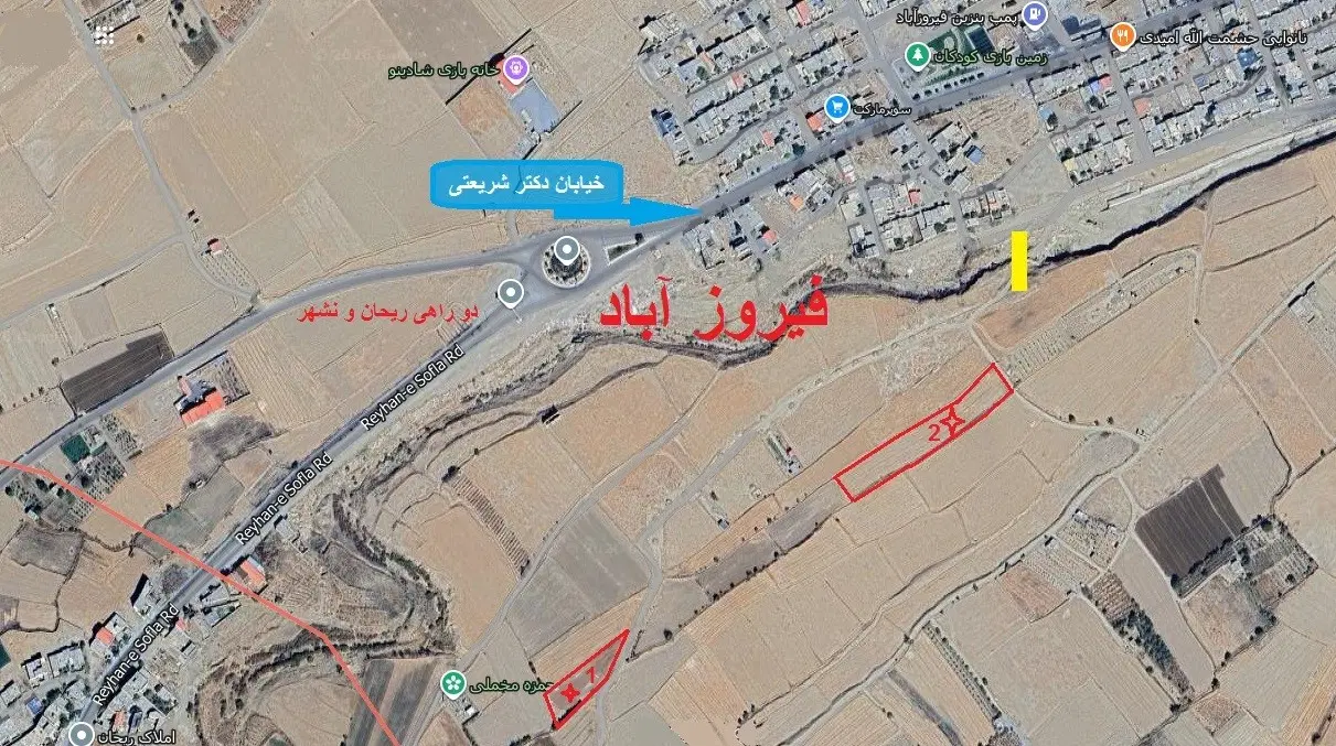 زمین کشاورزی سند دار کنار خمین آینده دار