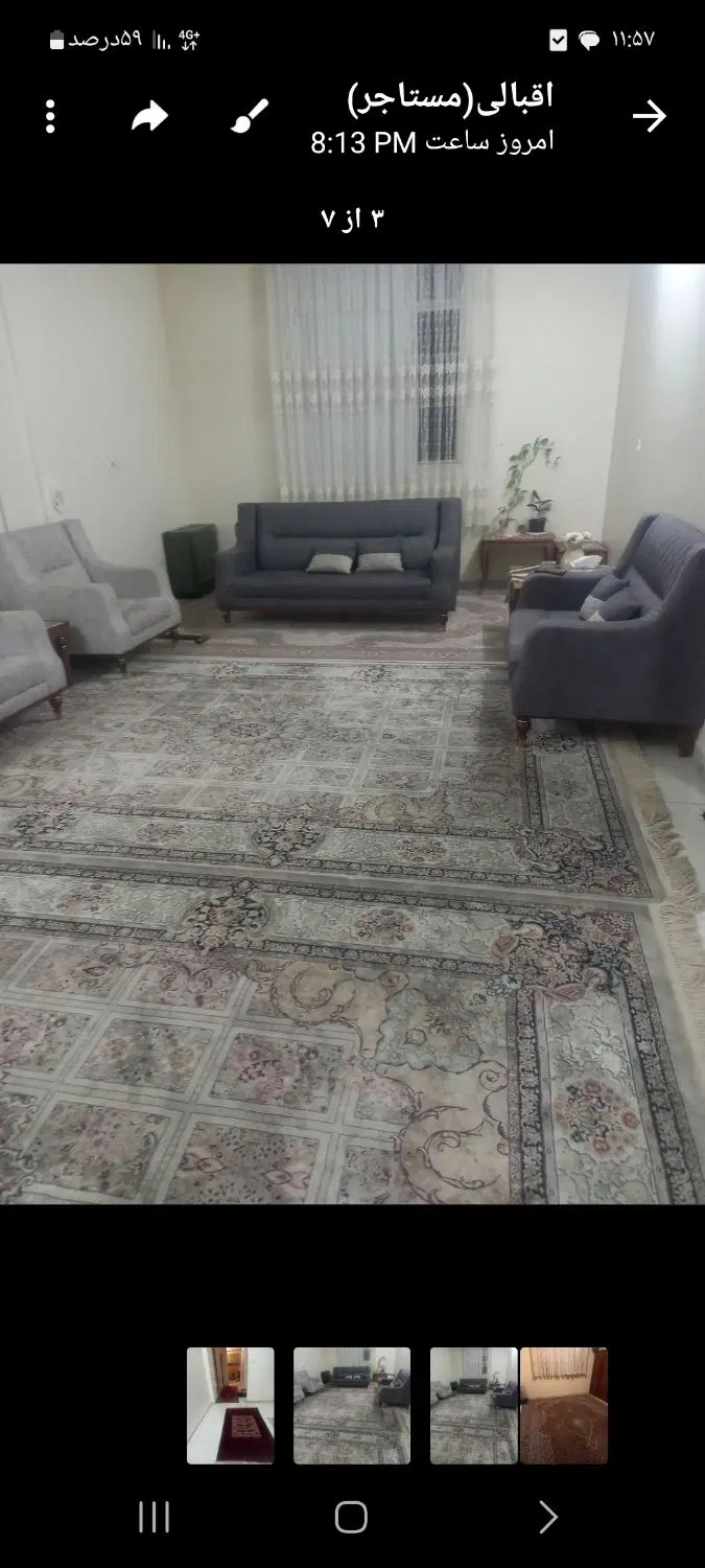 ۱۱۵ متر دو خوابه طبقه دوم