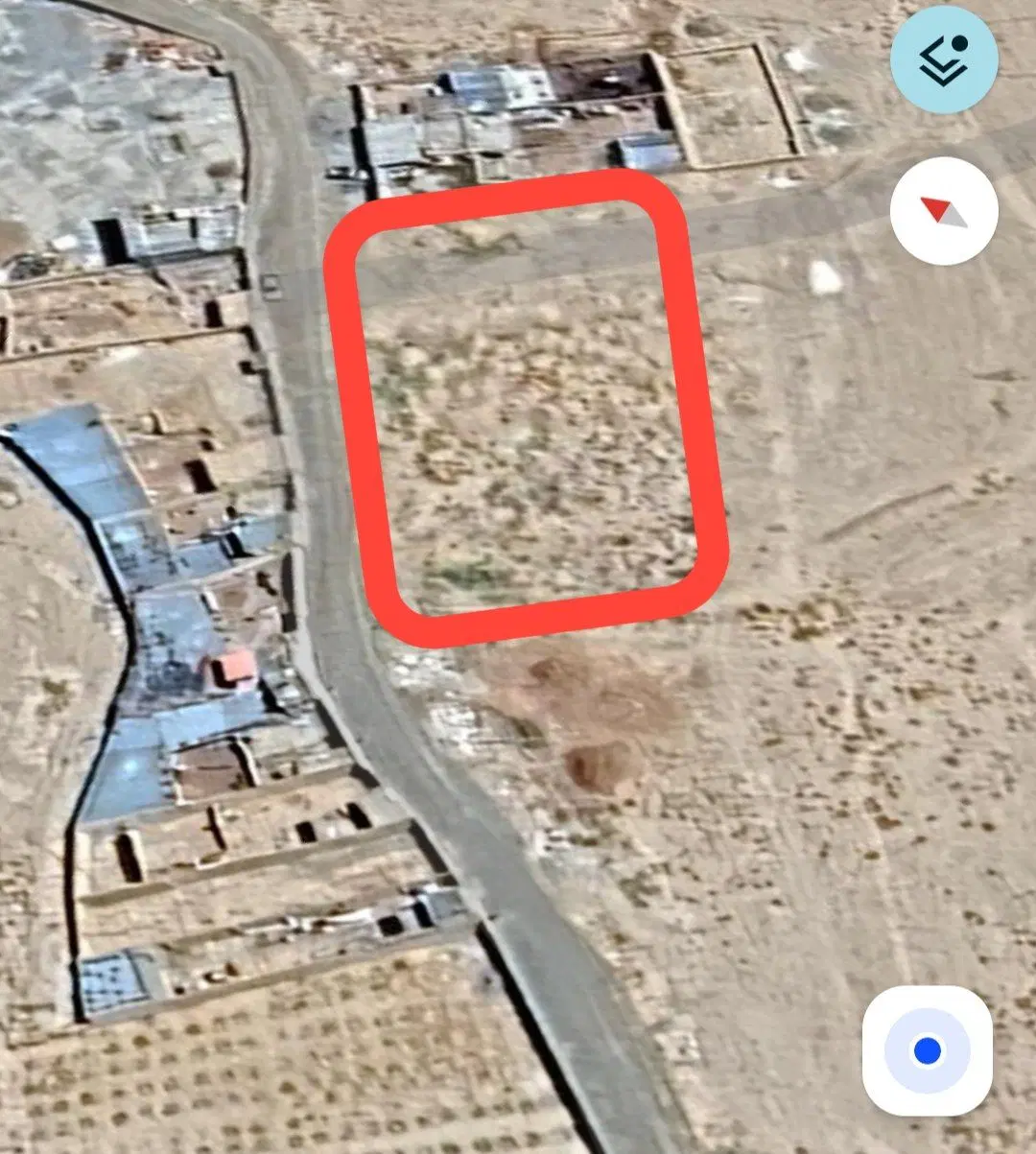 ۲۰۰۰ متر زمین از اراضی روستای عریان