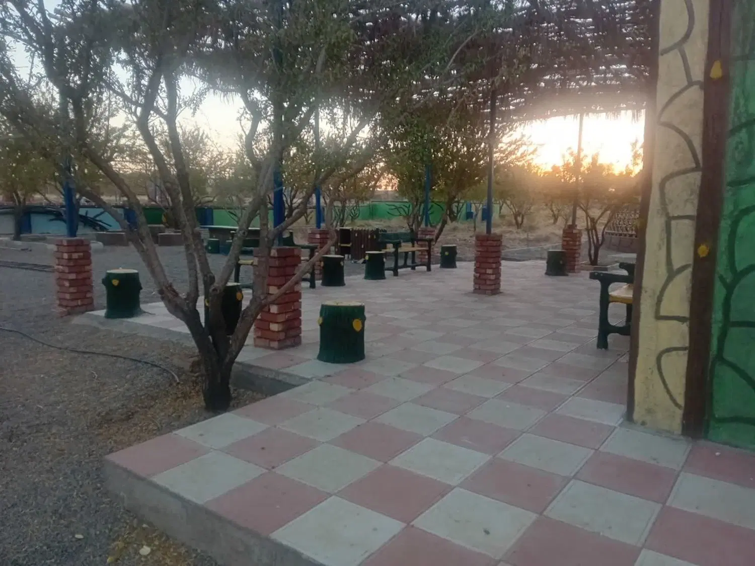 خانه،باغ