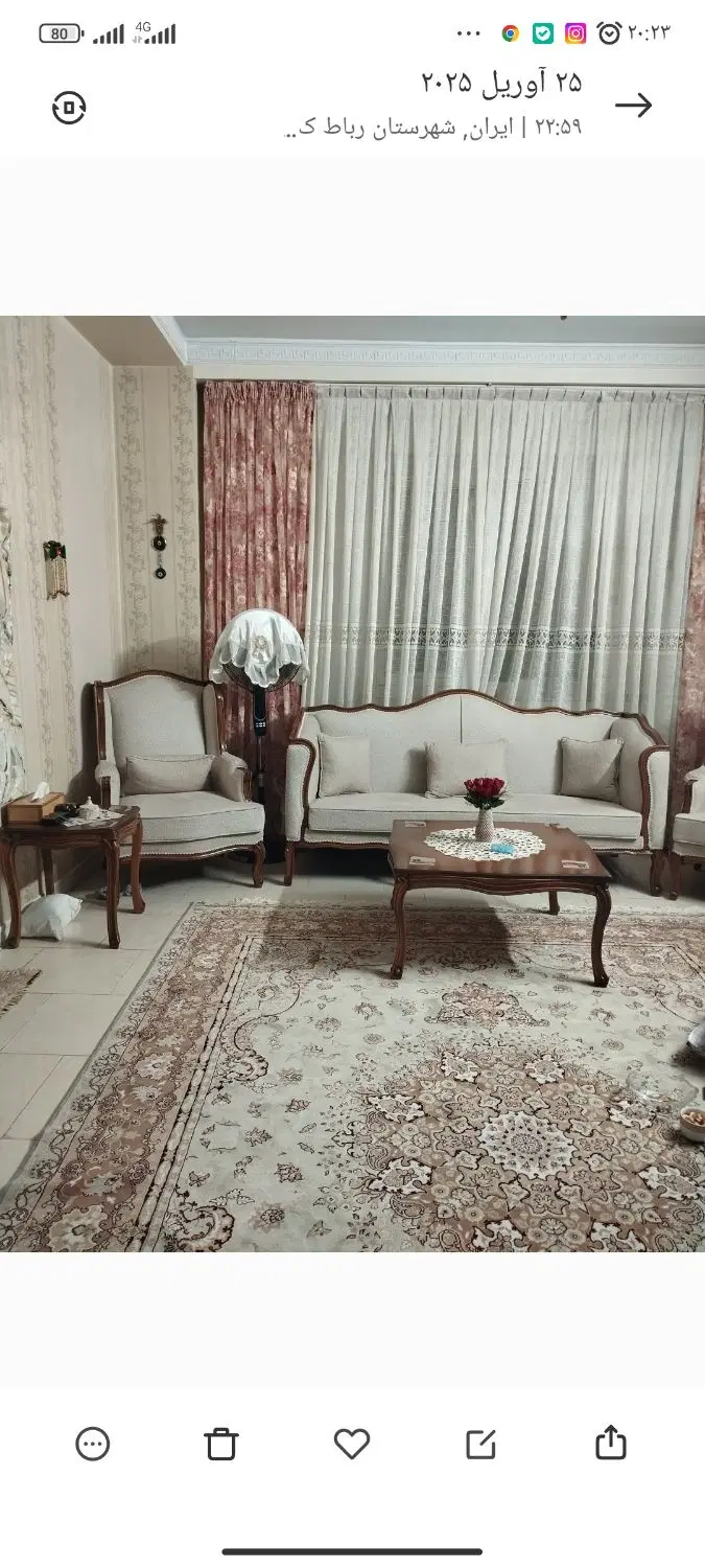 اجاره واحد ۷۵ متری دو خواب