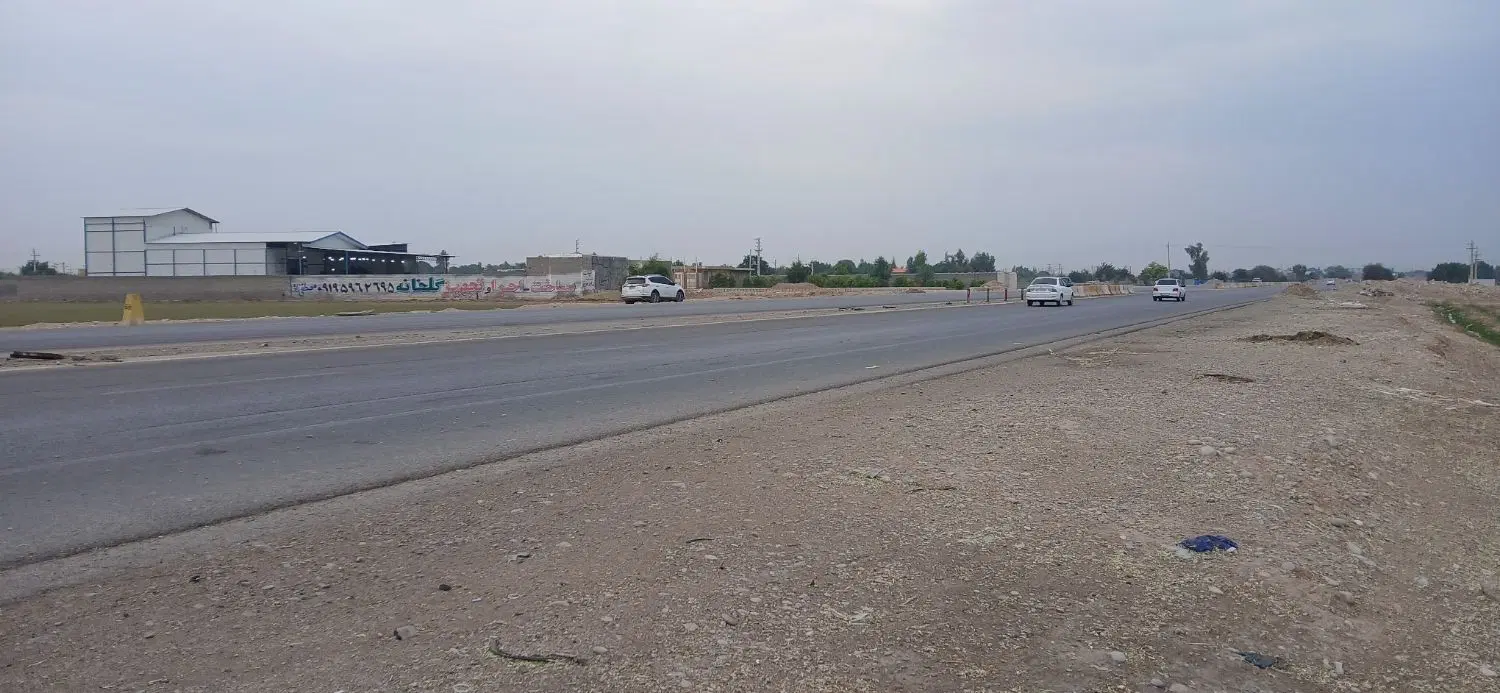 زمین۱۰۰۰متری سرجاده