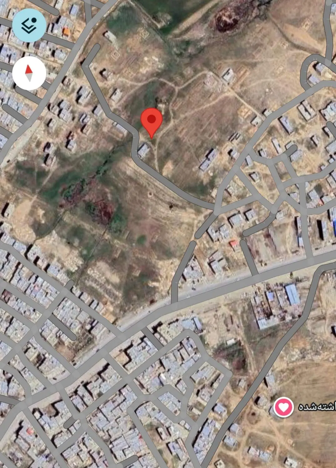 زمین بین کهریزه و امیراباد
