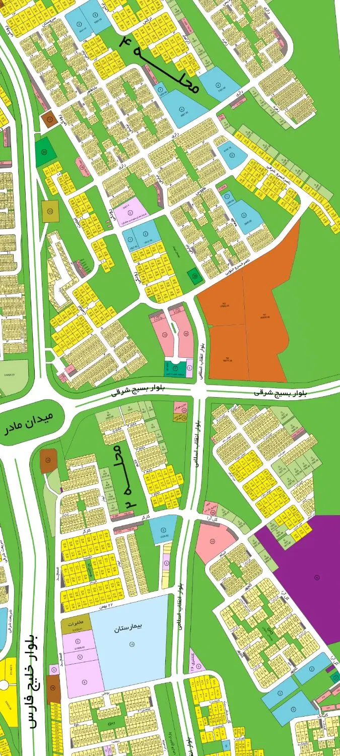 زمین ویلای  ویو خوب فاز 2