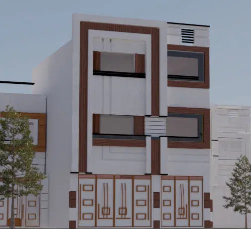 منزل سه طبقه نیمه کاره