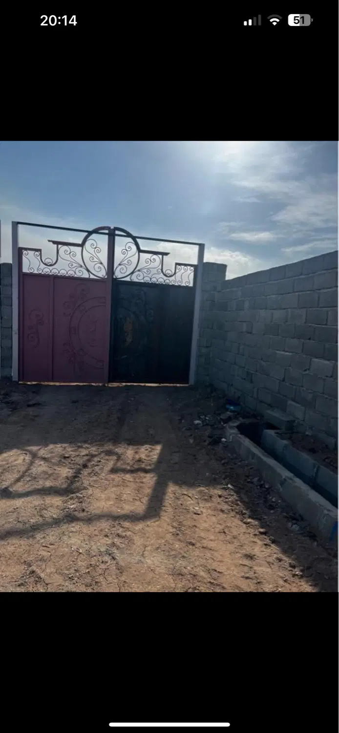 ۹۰۰مترباغچه چهاردیواری منجیل آباد