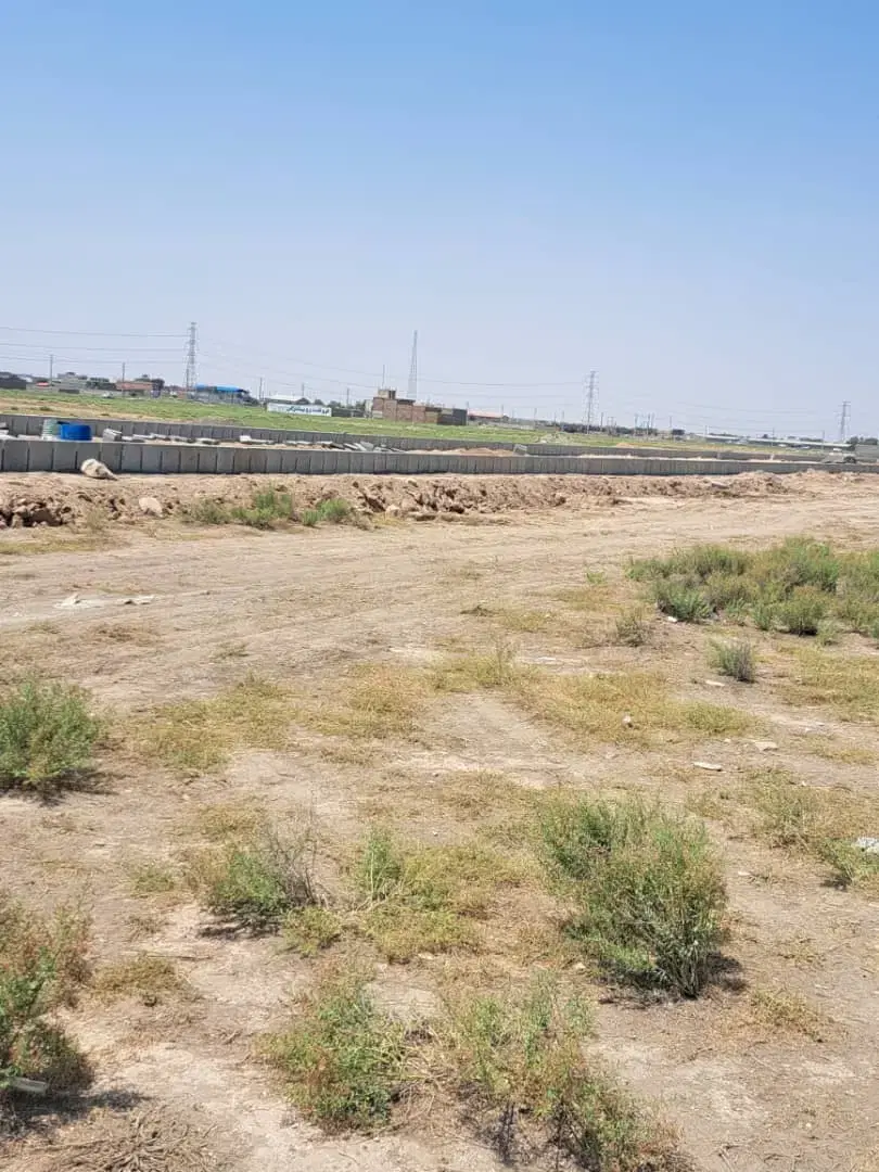 زمین مسکونی۴۲۰ متری الهیه قابل تهاتر و  تک برگ
