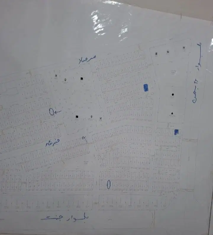 زمین زیباشهر منطقه9دونبش