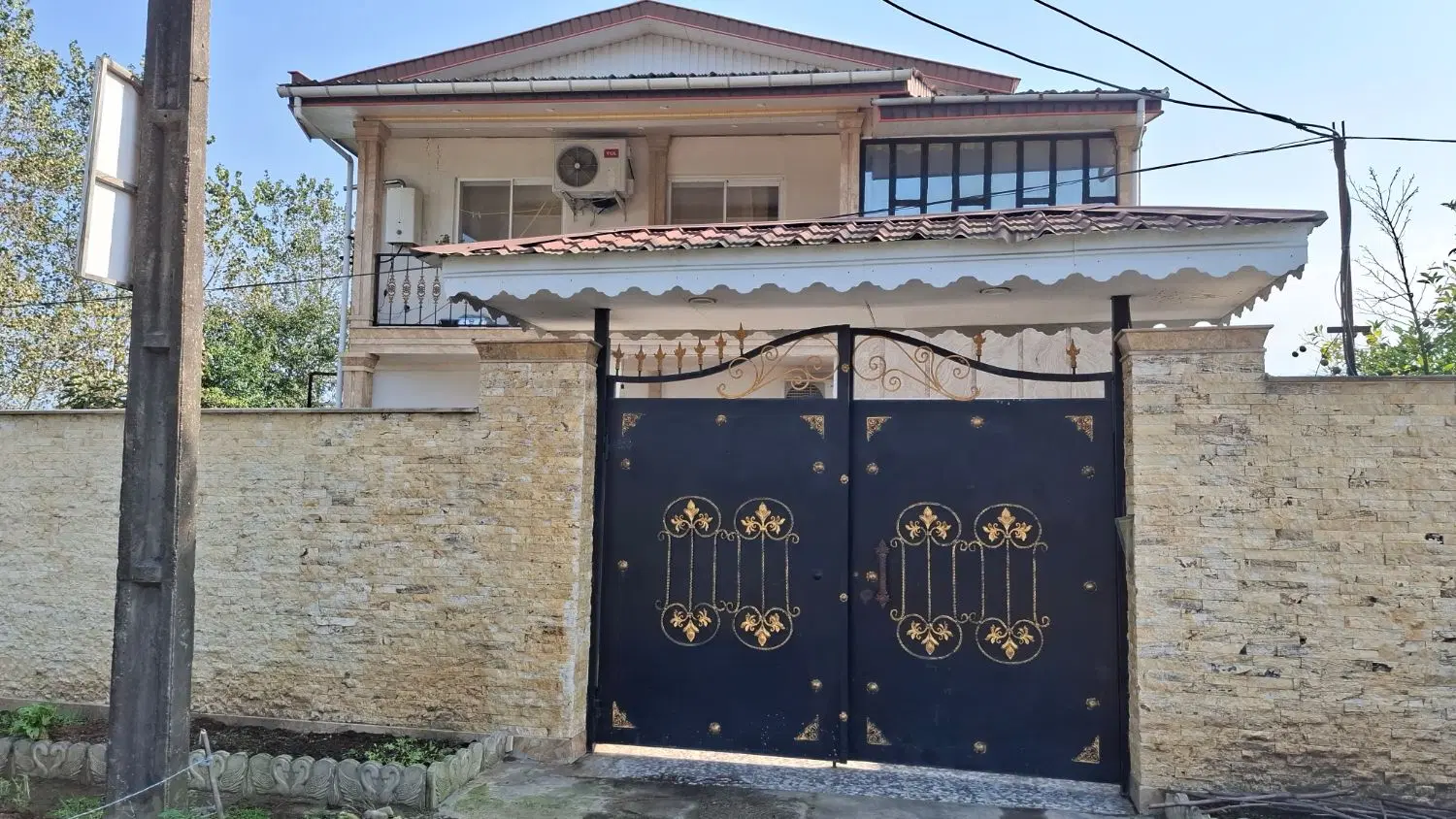 چایجان.ابتدای ورودی .ویلا باران