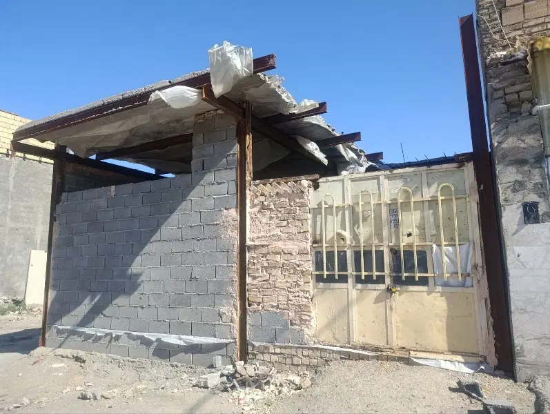 خانه تمام اسکلت سقف بتن