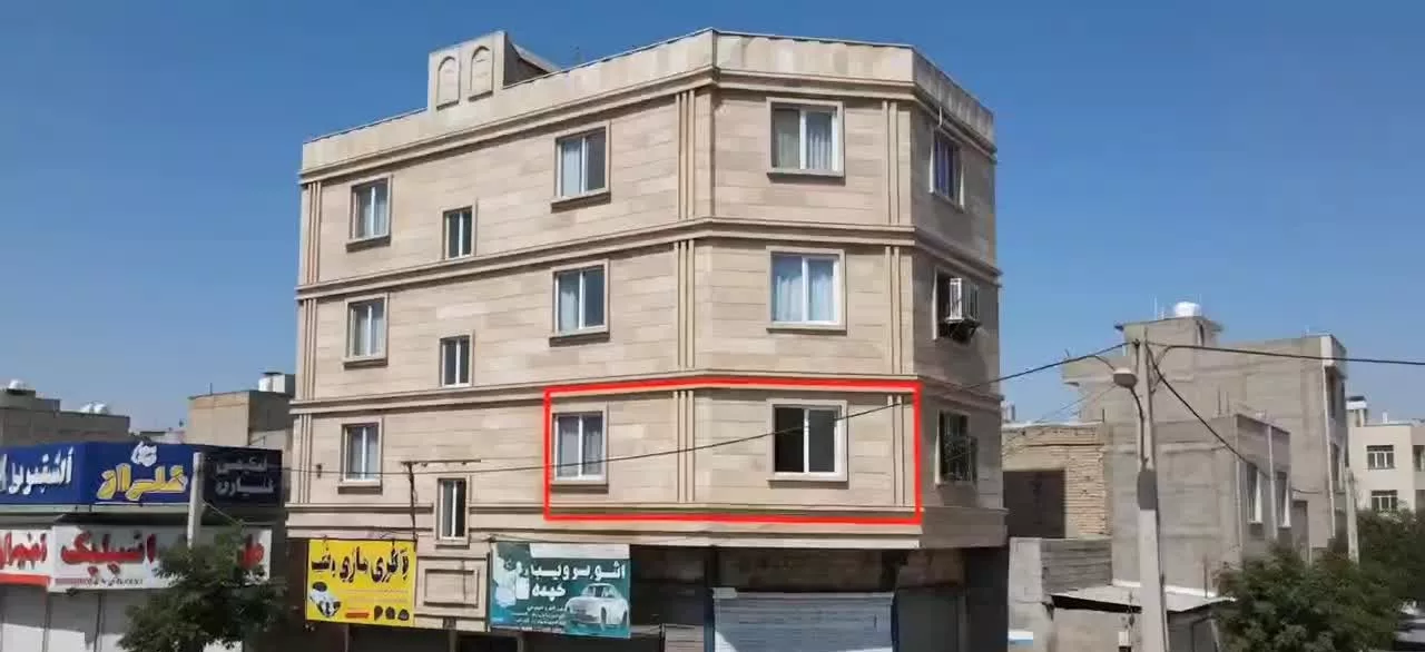 ۷۵ متر نوساز دوخواب آسانسور دو نبش معاوضه