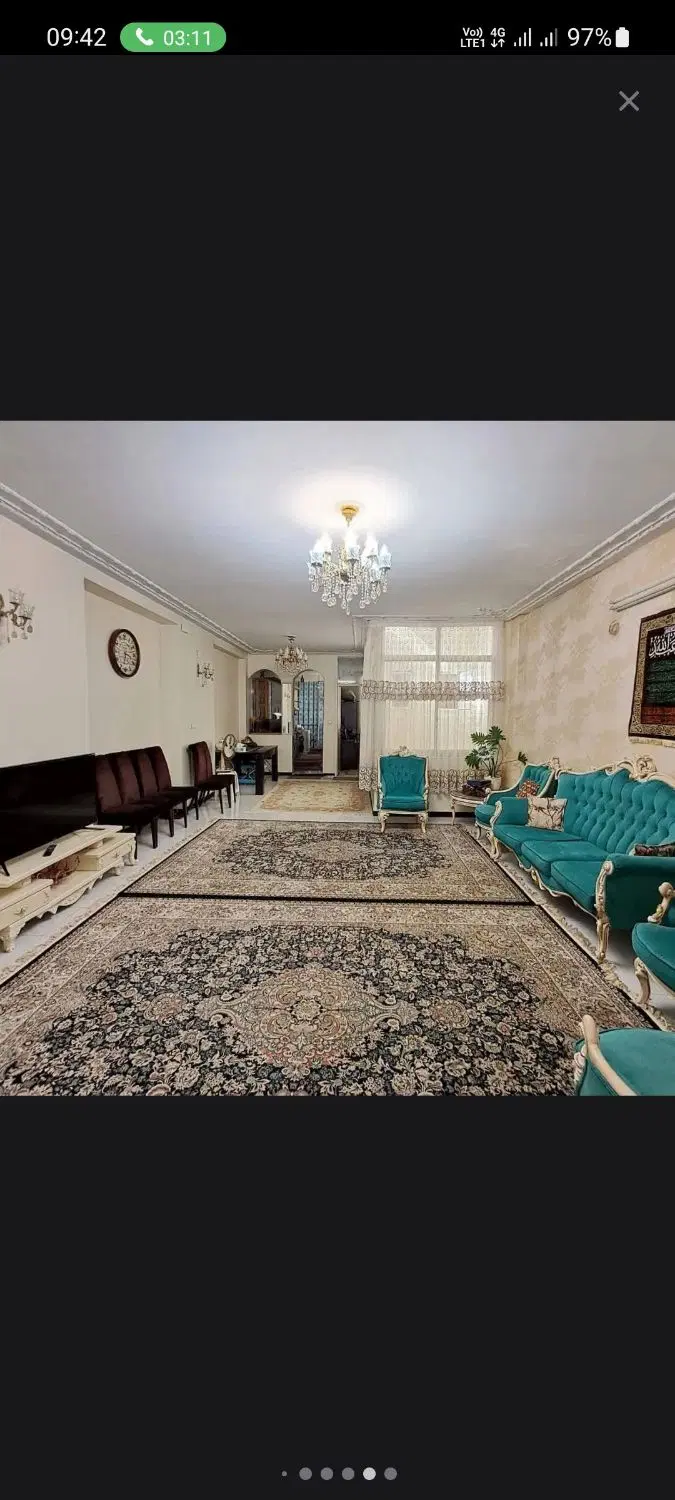 نارمک ۱۲۰متر ویلایی۲خواب شمالی طبقه روی همکف