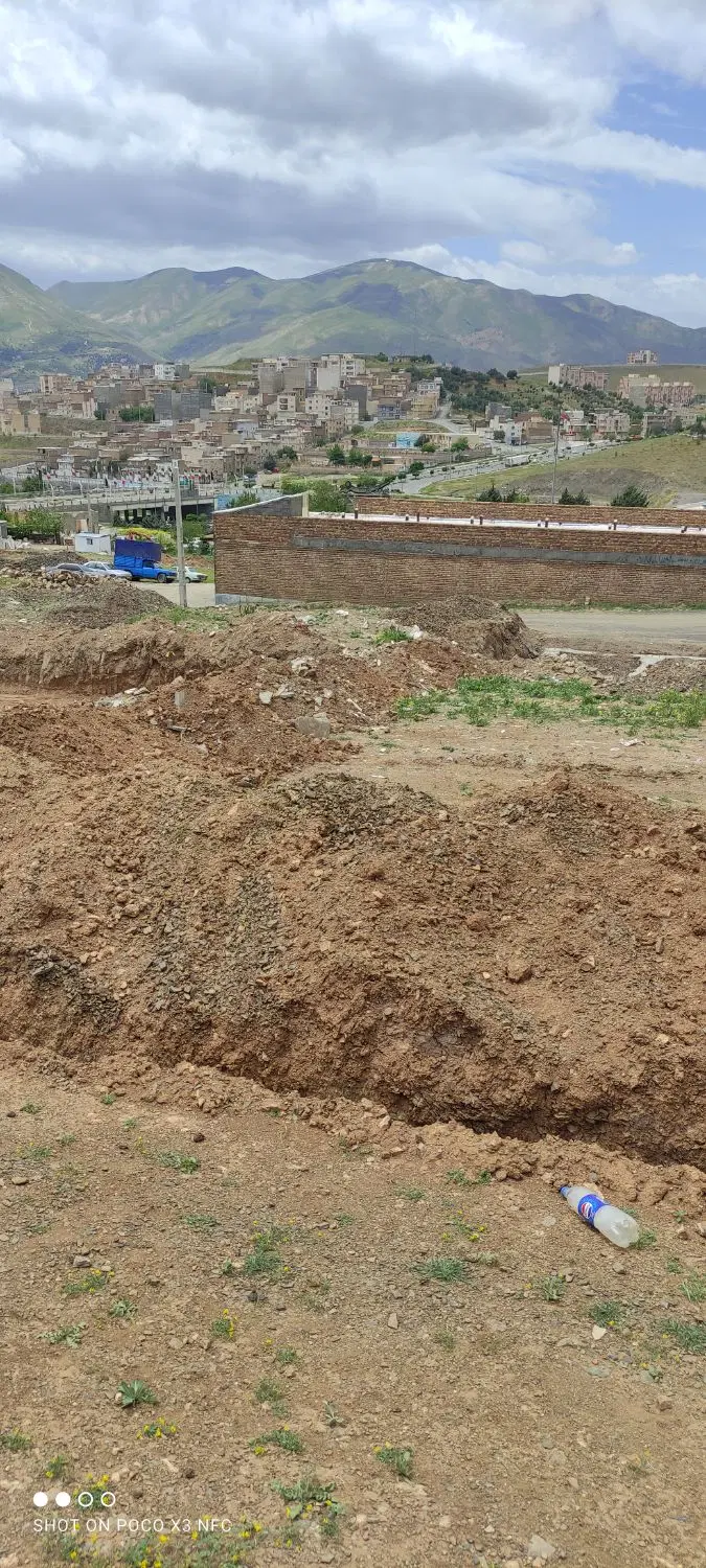 زمین فروشی روبرو شهرک بعثت