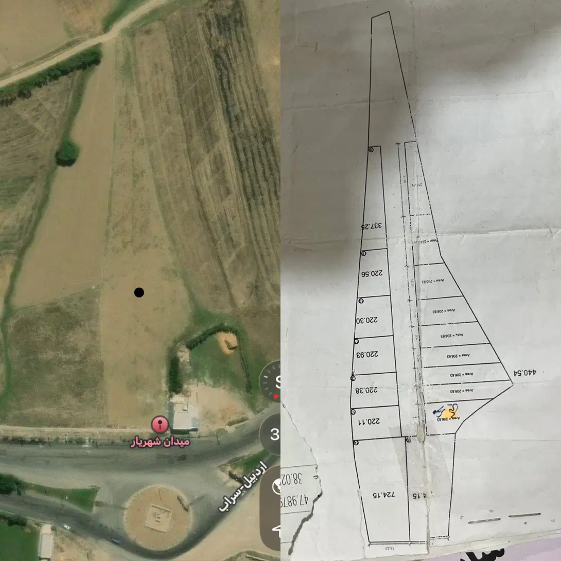 زمین فروشی مناسب ساخت و ساز در نیر