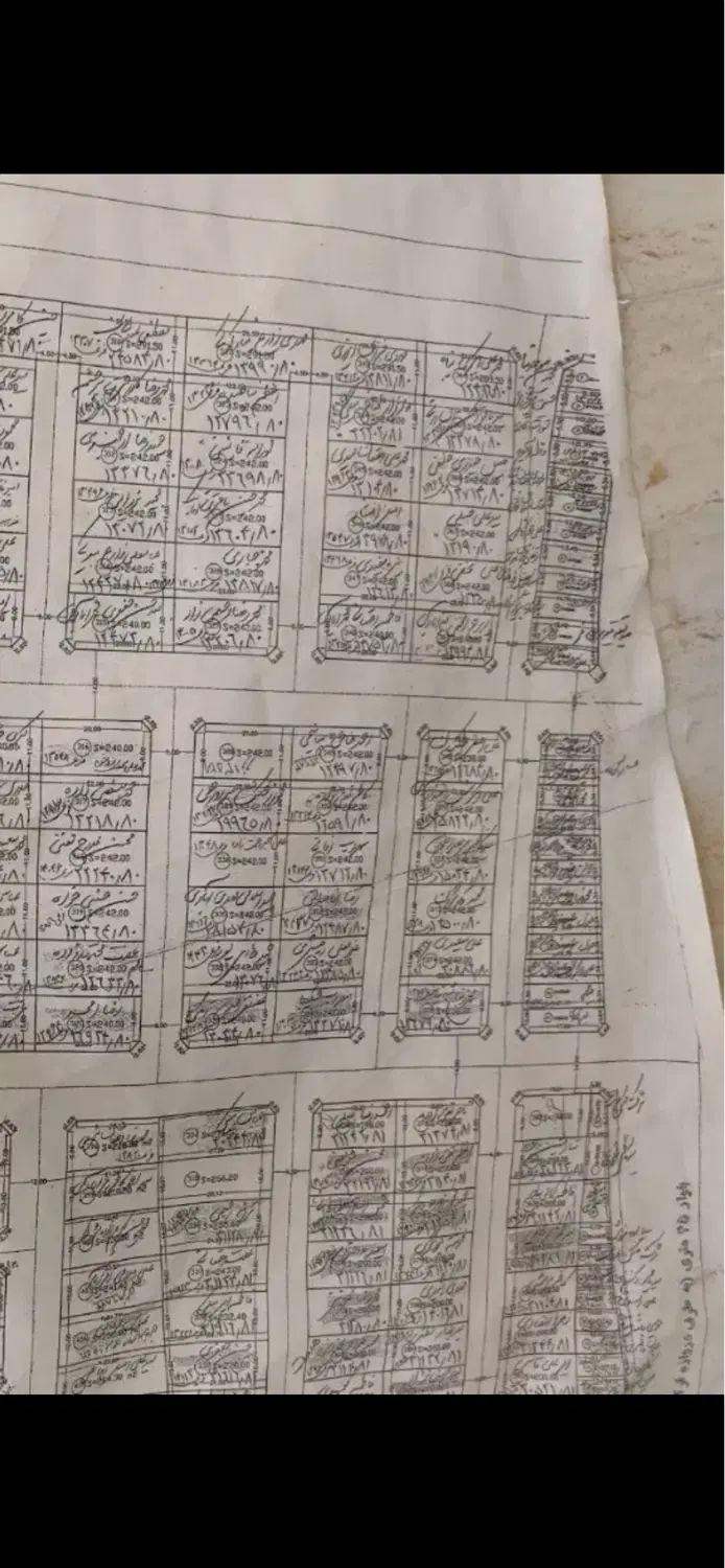 زمین ۲۴۲ متر، دو کله ،بلوار جمهوری ،دادگستری