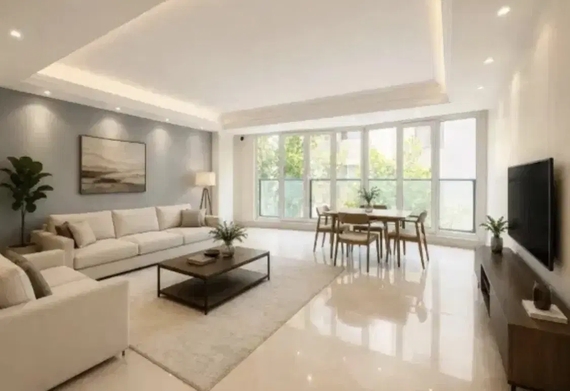 اختیاریه شمالی  ۱۲۸ متر  شاهکار مهندسی  ۲ پارکینگ