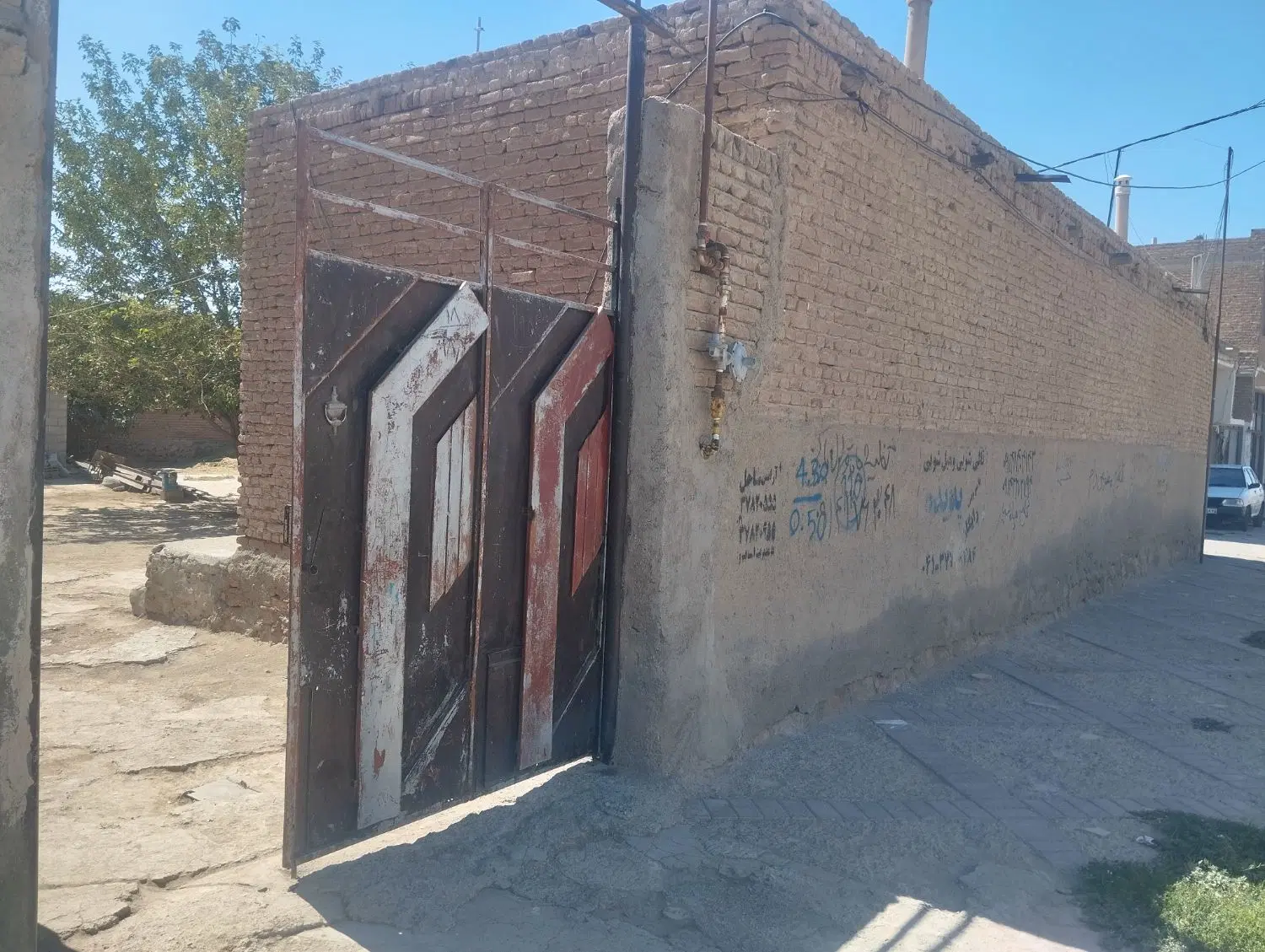 فروش یک باب ساختمان کلنگی در روستای خلیل وندبناب