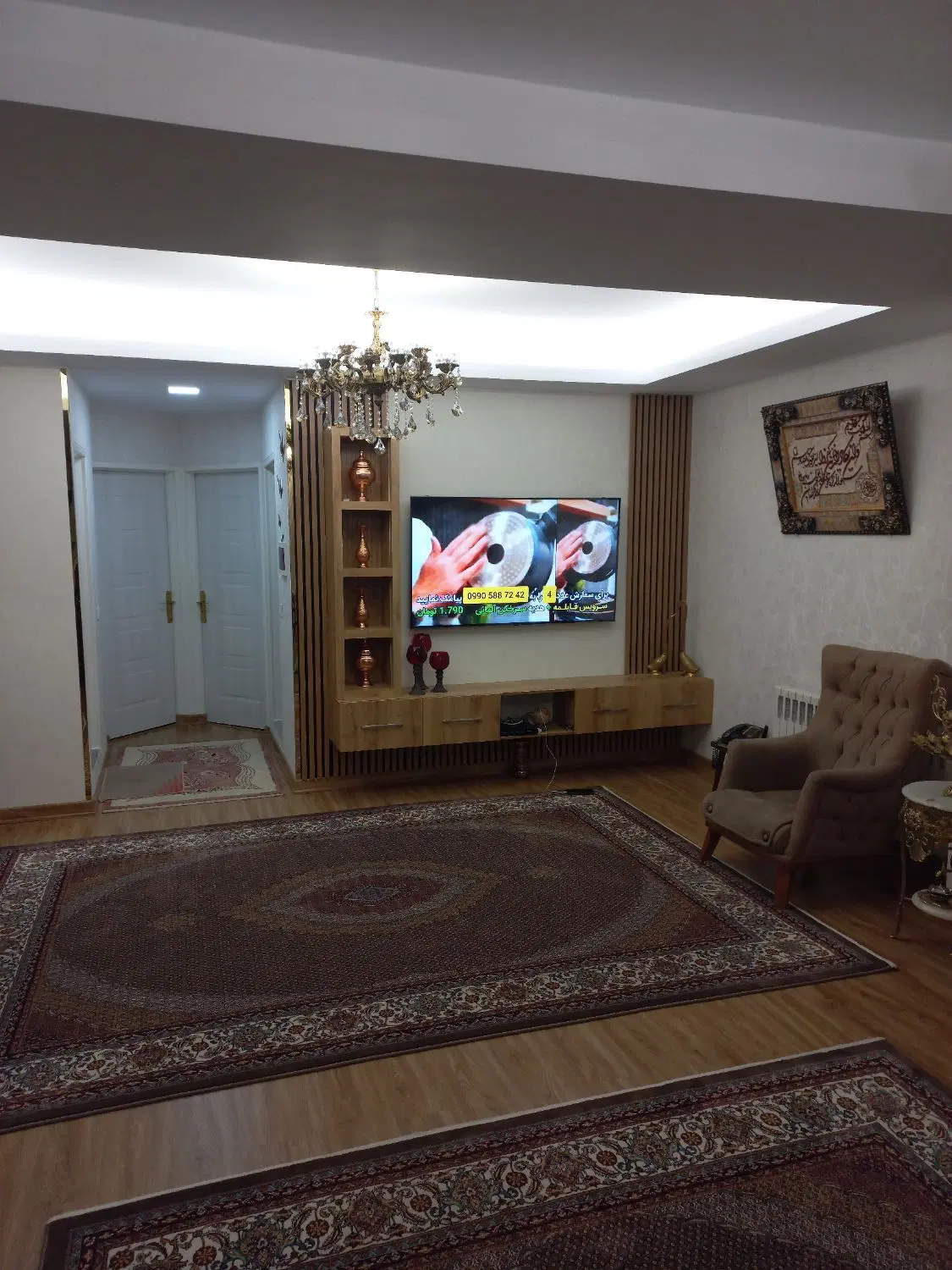 آپارتمان فوق‌لوکس سه‌خوابه در بهترین کوی خلوت‌