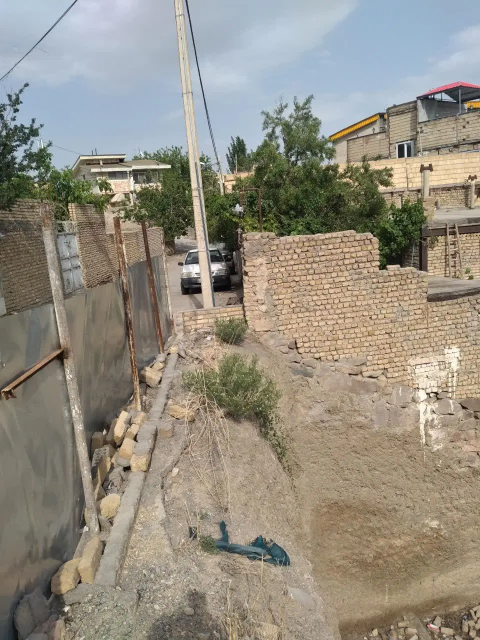زمین فروشی ابرده کوچه چشم انداز فوری