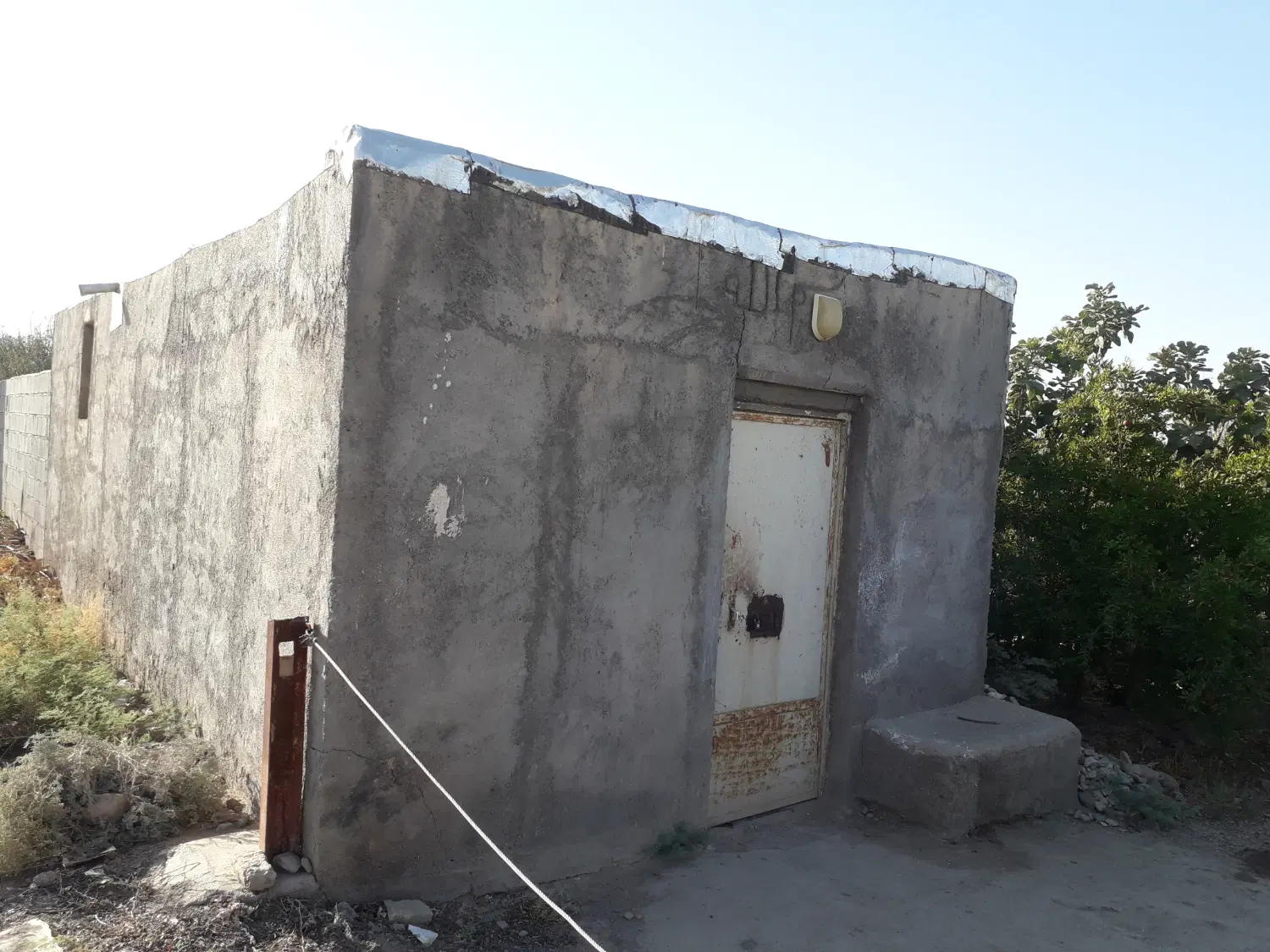 باغ مثمر انار دارای حق آبه - انشعاب برق و انبار