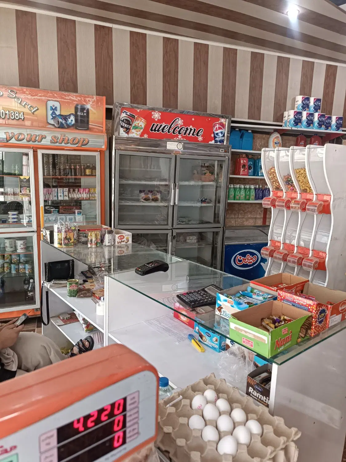واگذاری مغازه با کلیه اجناس