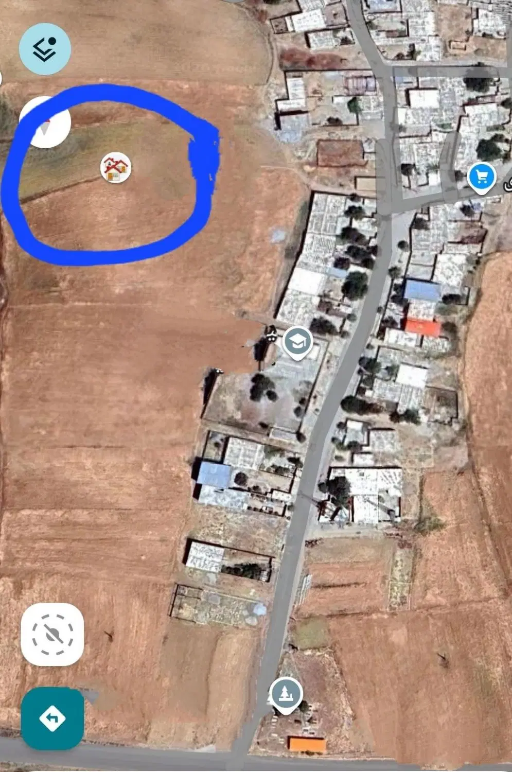 480 متر زمین روستای اسماعیل آباد