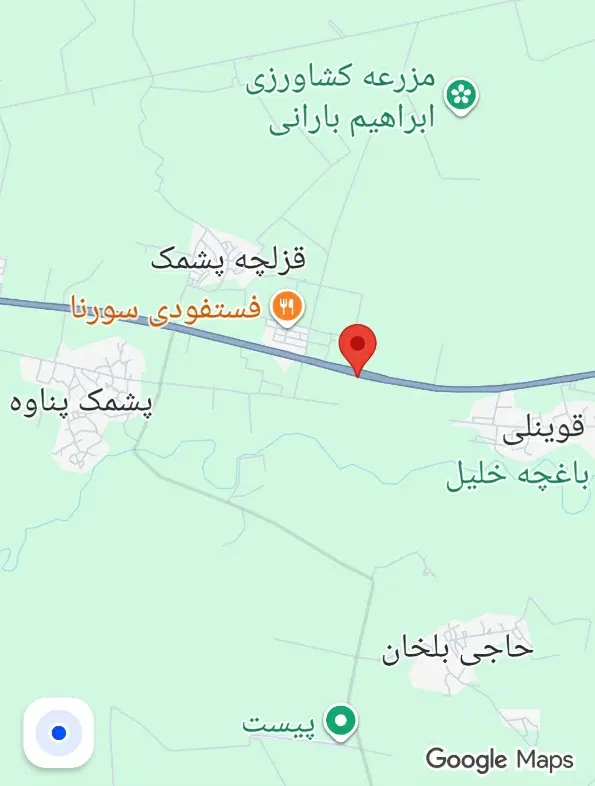 زمین مناسب باغ و تالار