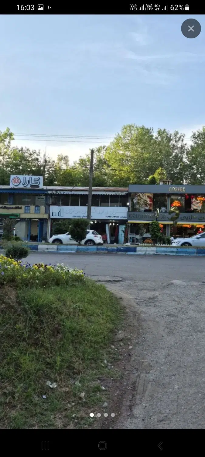 ۸۰ متر مغازه جاده دریا روبروی پارک جنگلی