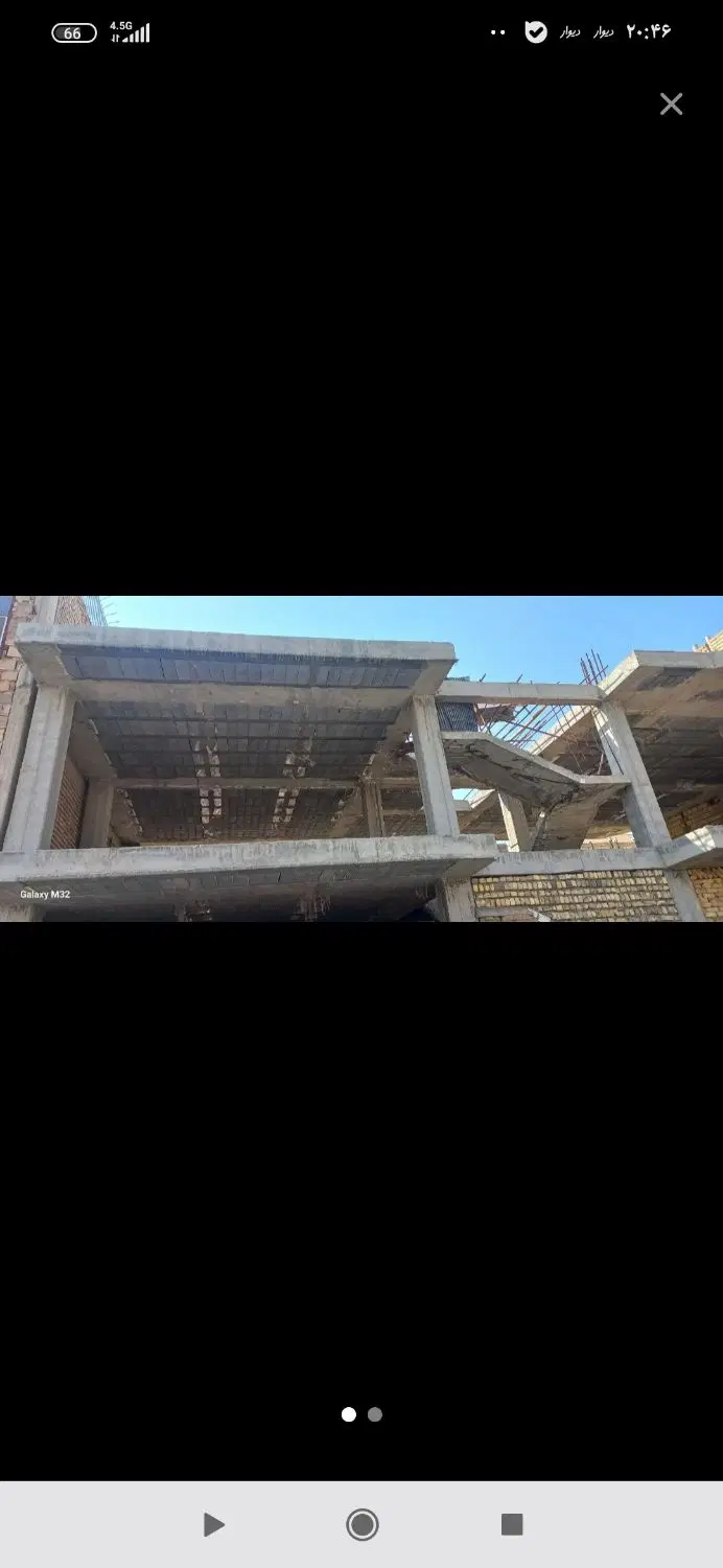 خانه نوساز سقف وستون