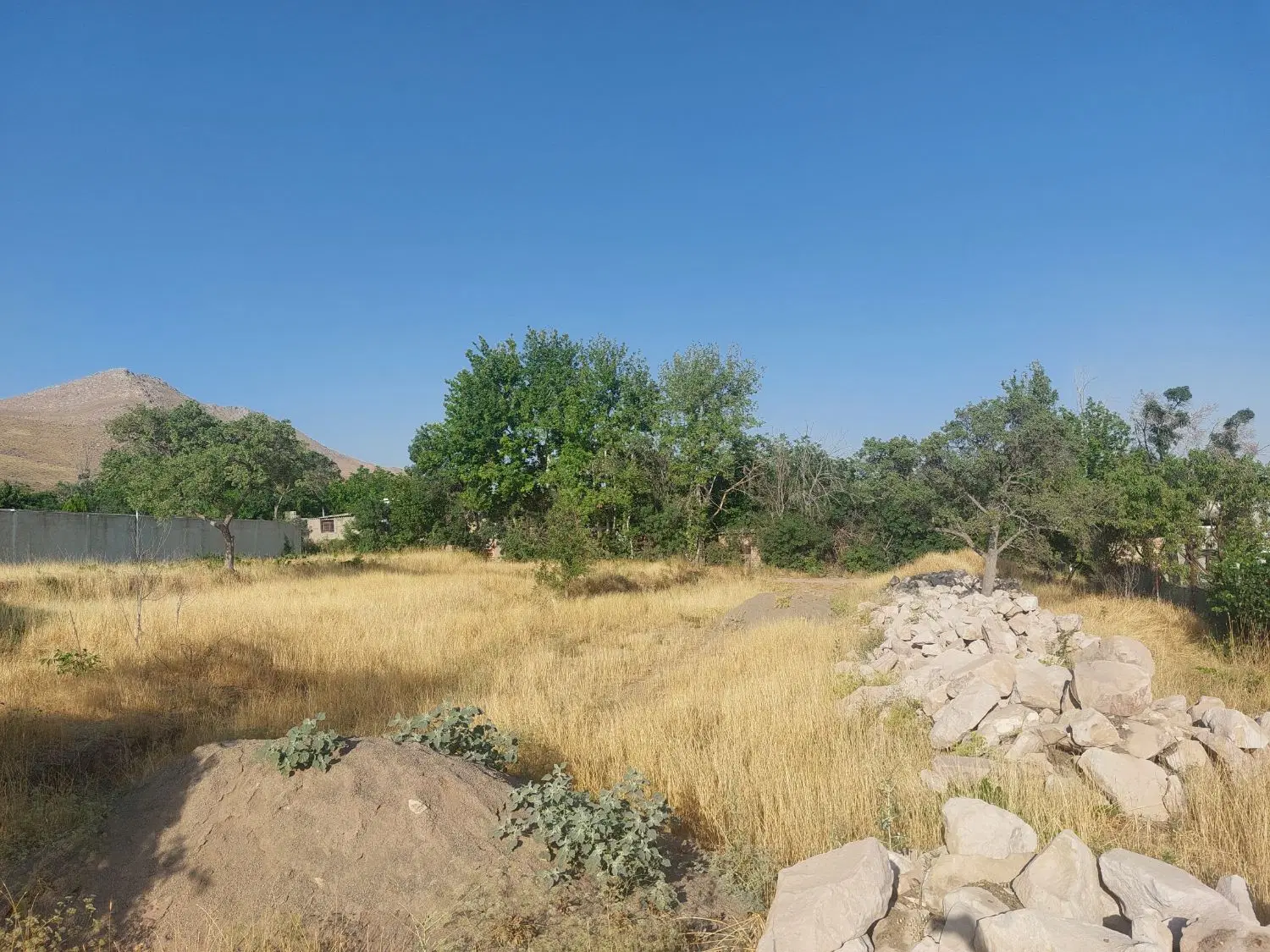فروش زمین باغ ویلادر روستای عبدل اباد کوهپایه