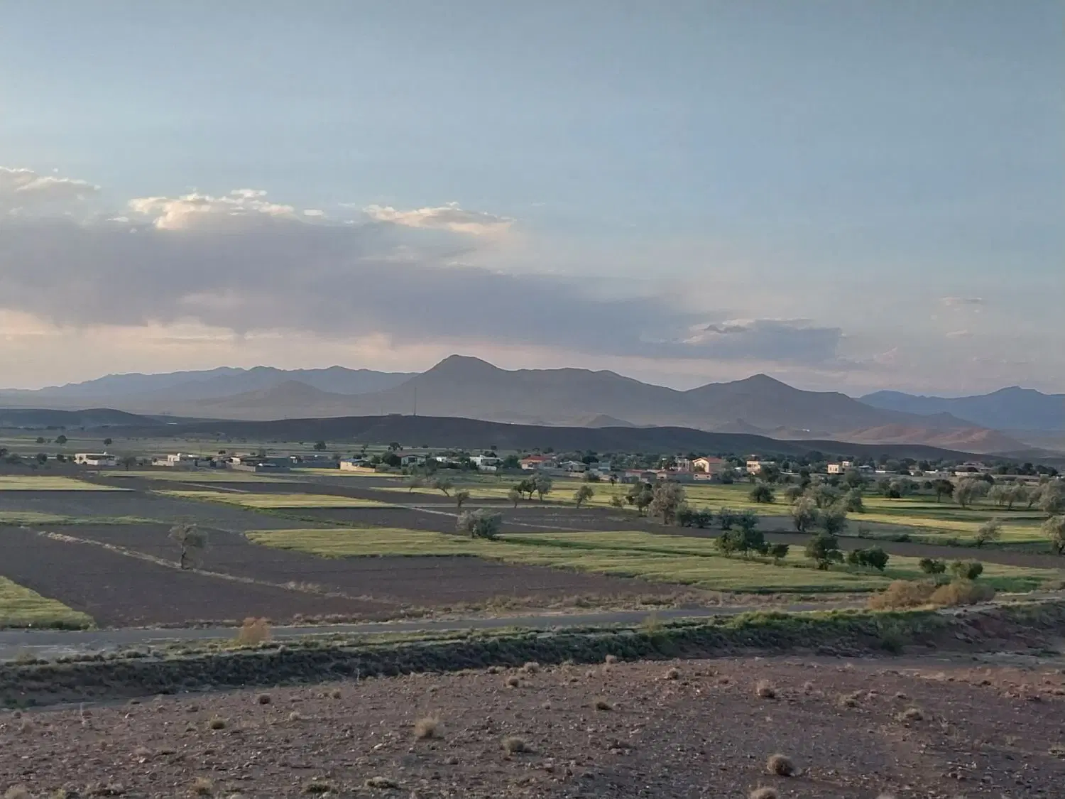 ۸۵۰متر زمین_طول بر ۲۸_بهترین نقطه روستای رباط مراد