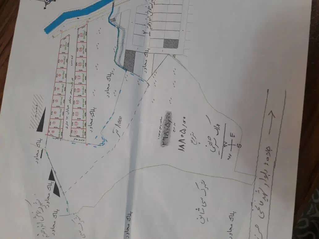زمین مسکونی ساحلی سند دار