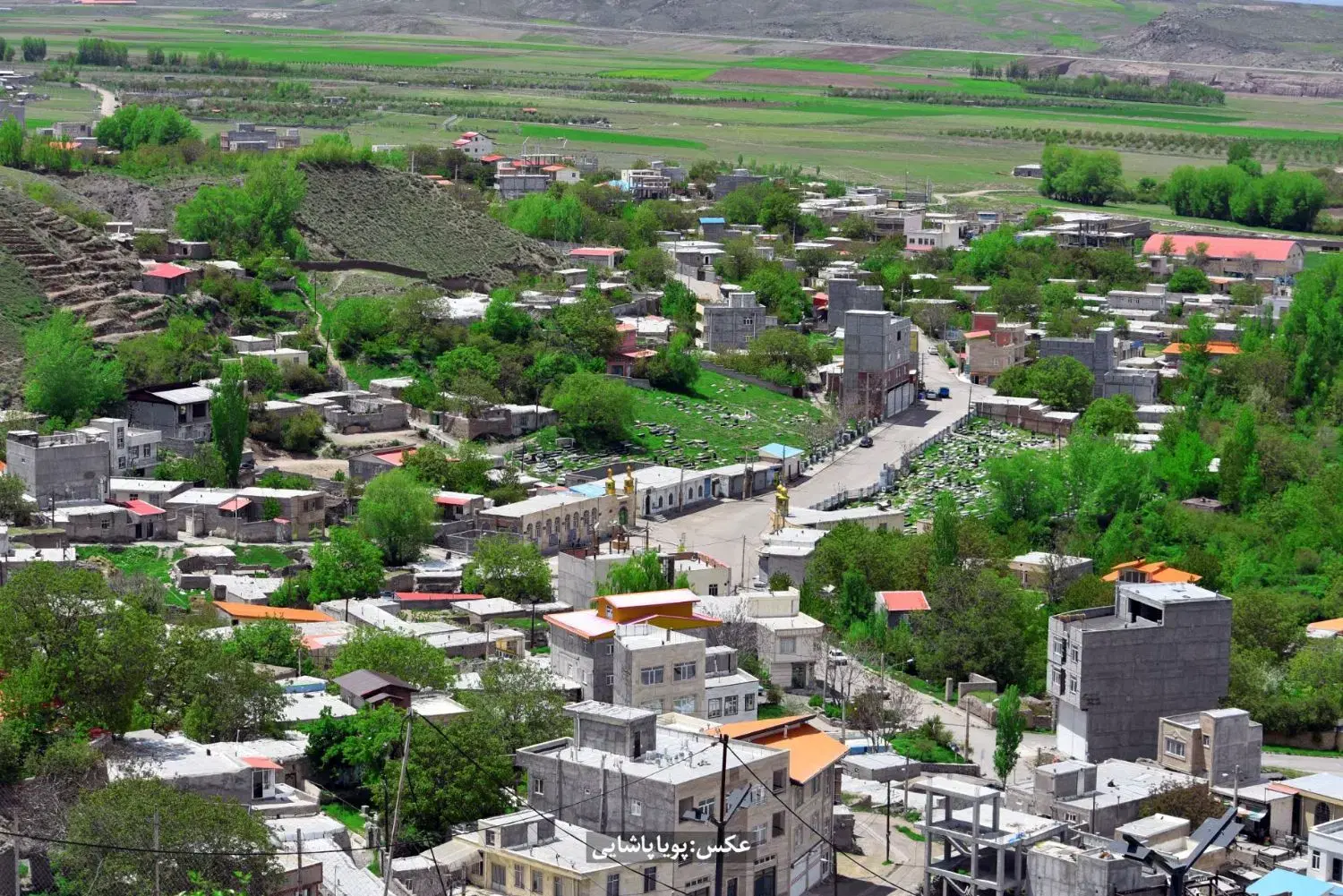 ۱۰۰۰متر زمین مسکونی با خانه ۱۰۰متری