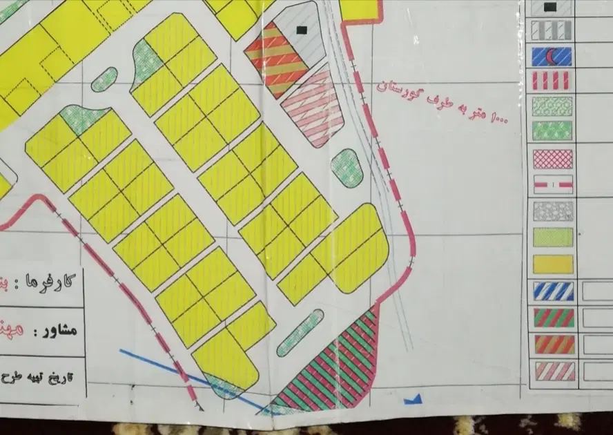 زمین طرح بنیاد مسکن روستای کوری