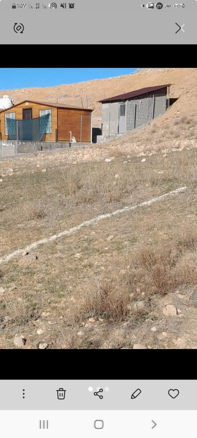 زمین ۱۲۵متری چهارباغ