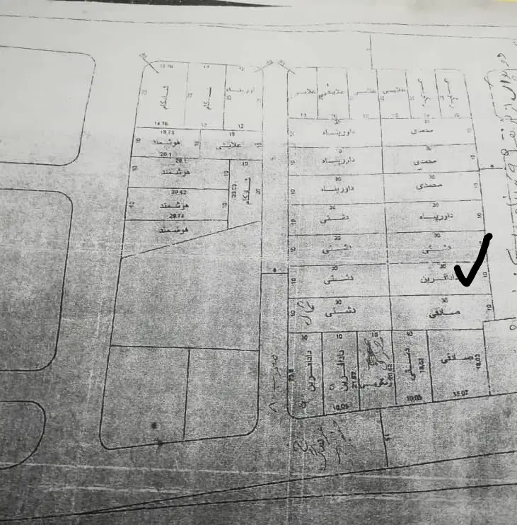 زمین ۳۰۰ متری در محدوده خیابان فرهنگ