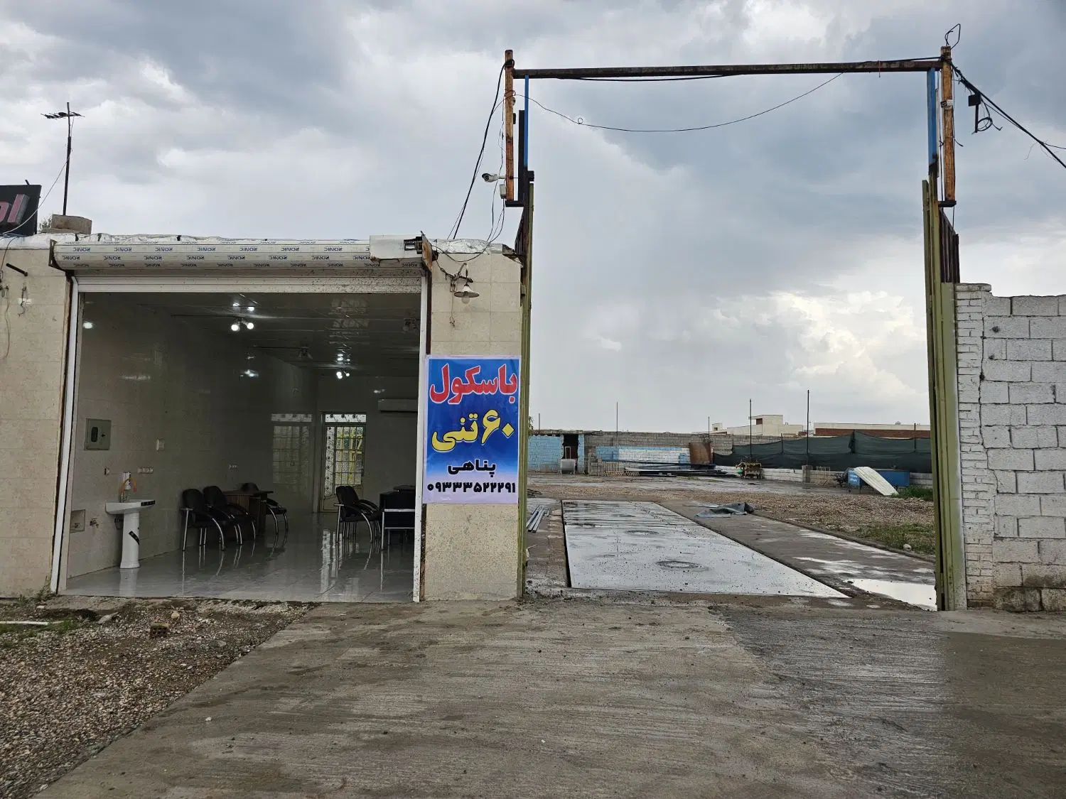 اجاره باسکول ۶۰تنی سر جاده اصلی