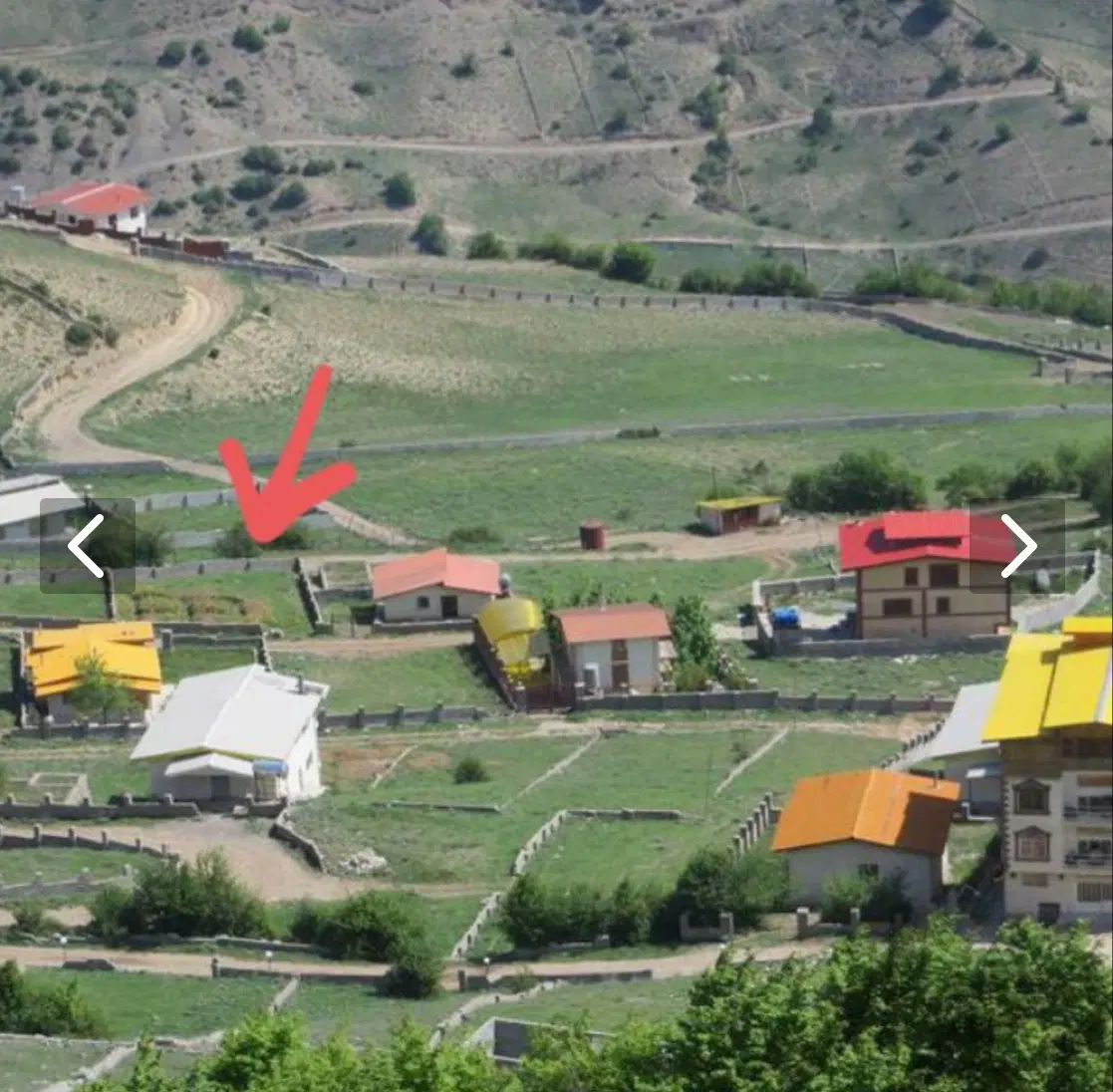 زمین کلاردشت شهرک باران