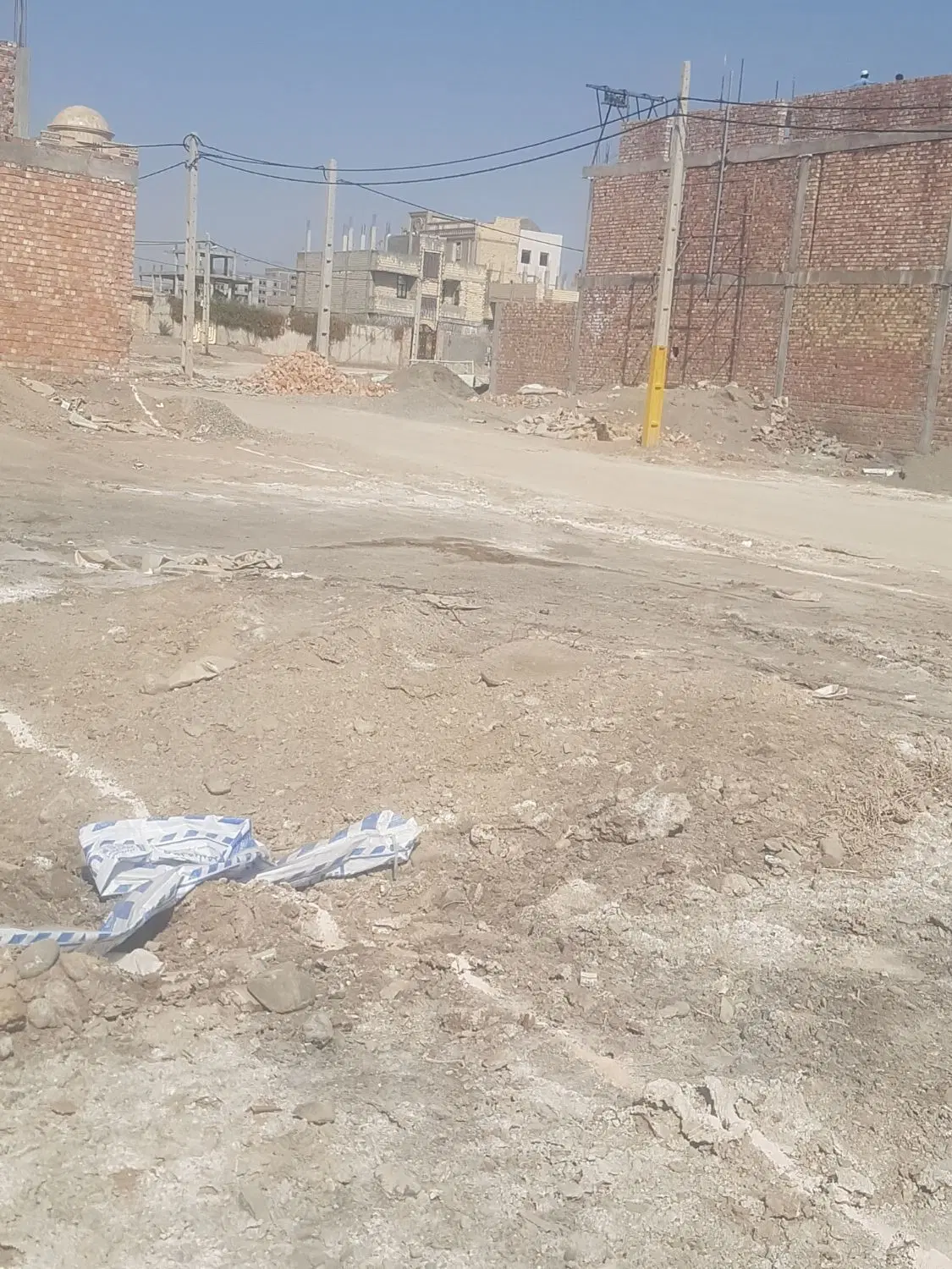 زمین سجاد شهر ۲۴متری و ۱۰ متری ۲۴۴ متر اولین قطعه